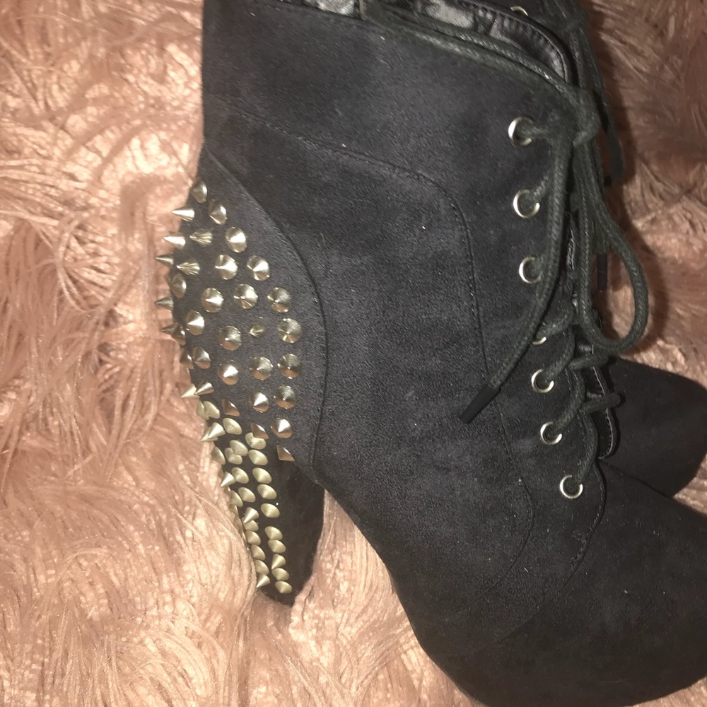 Studded Heel Booties